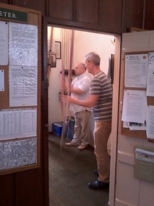 Ringing at Pettistree for the Heritage Open Day. 