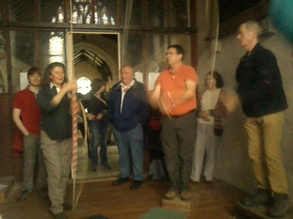 Ringing at Coslany Norwich on the South-East District Outing.