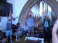 Rambling Ringers ringing at St Mary's, Ely.