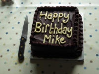 Mike's cake.