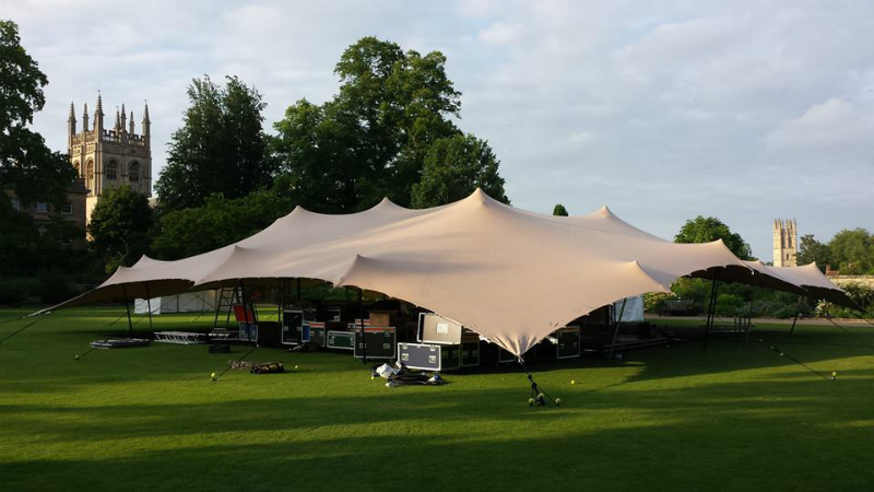 Beer Tent at Oxford for Saturday's Twelve-Bell Final.