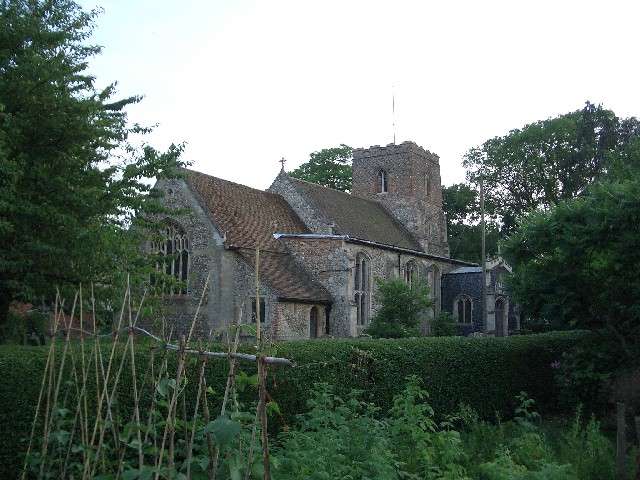 Photo of All Saints church, Hartest