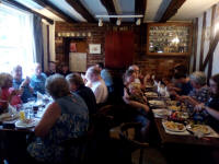 At The Sorrel Horse in Barham for the meal after the South-East District Quarter-Peal Evening. 