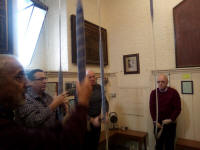 Ringing at St Andrew in Hertford on the 2019 SE District Outing.