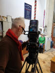 Filming at Kersey yesterday – taken by Neal Dodge.