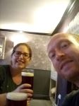Ruthie & me in the Coach & Horses for our anniversary meal.