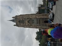 Dinosaur in front of St Peter Mancroft.