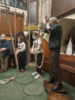 Christmas Eve ringing at St Mary-le-Tower 2021 style!