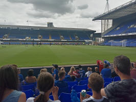 The players training at the Ipswich Town Open Day.