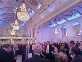 Crowds at the College Youths Dinner 2022.