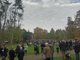 Remembrance Sunday 2022 at Christchurch Park in Ipswich.