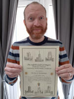 My Guild Centenary Certificate.