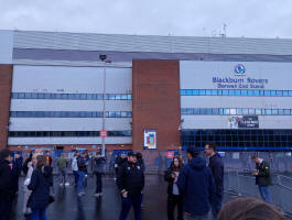  The away Fanzone at Blackburn Rovers.