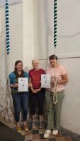 Level 1 Certificates being given out at Fornham St Martin (with kind permission of Deborah Blumfield)..