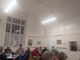 Tea in Bramford Church Hall ahead of the SE District ADM.