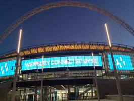 Wembley Stadium.