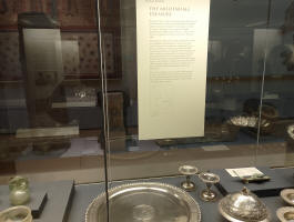 The Mildenhall Treasure in The British Museum.