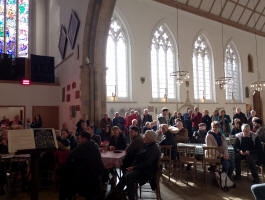 Gathered for the results at Great Yarmouth for the George W Pipe 12 Bell Competition.