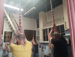 Ringing at Waltham Abbey.