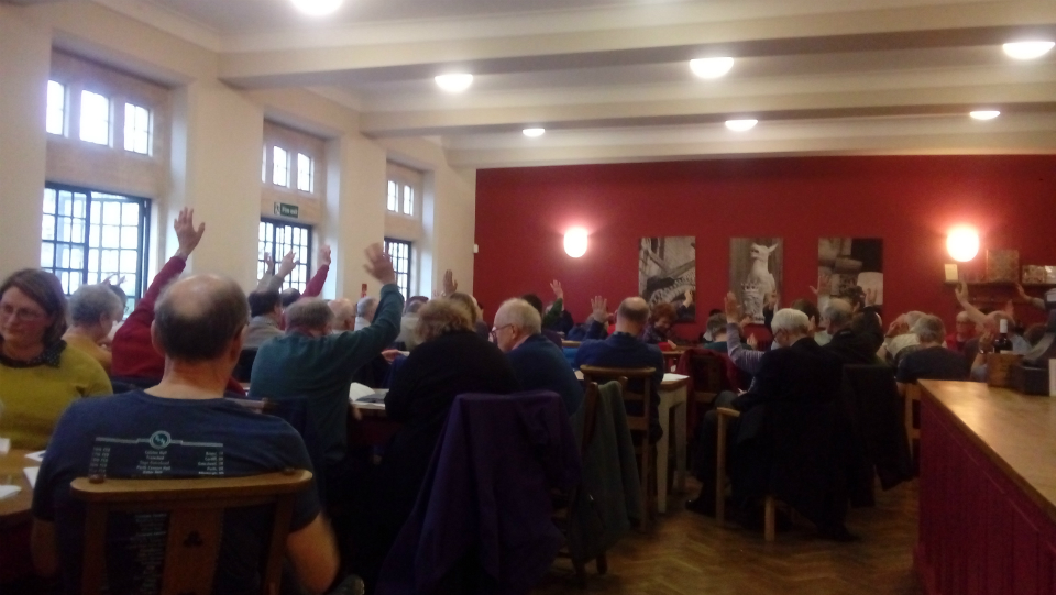 AGM in Cathedral Refectory.