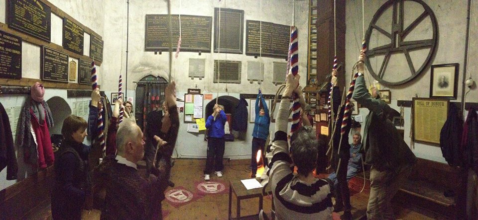Ringing at the North-East District Ten-Bell Practice at Beccles.