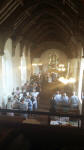 View of the ceremony from ringing chamber at Blaxhall.