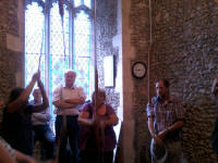 Ringing at Campsea Ashe for the South-East Practice.
