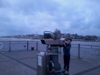  Mason & Alfie enjoying a bracing Southwold seafront!