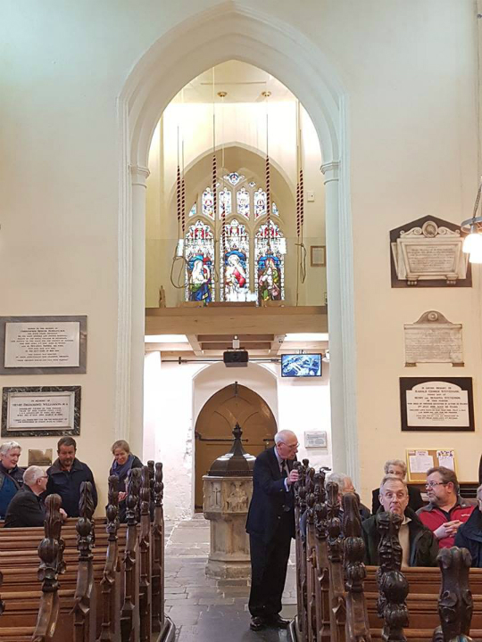 The new ringing gallery, St. Margaret's, Ipswich