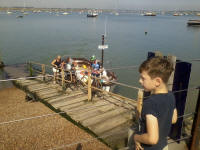 Mason at Bawdsey, overlooking Felixstowe Ferry.