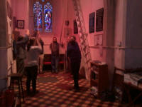 Ringing at Offton on their practice night.