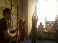 Ringing at Orford for the South-East District Quarterly Meeting.