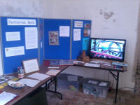 The exhibition at Pettistree for Heritage Open Day.