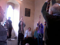 Ringing at Great Finborough on the Pettistree outing.