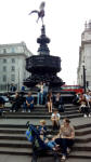 Lunch in Piccadilly Circus.