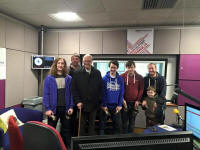 Us at Radio Suffolk.