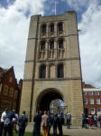 Gathered outside The Norman Tower during the Ridgman Trophy.