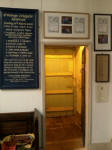 The entrance up to the ringing chamber at St George's .