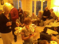 Woodbridge Ringers Gathered at Bruce &amp; Gill Wakefield's home.