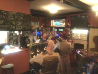 Bagpipes at The Mulberry Tree.