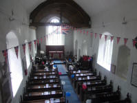Henley church decorated for the occasion of the South-East District Practice.