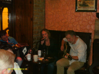 Band playing at Sheehan's in Killarney.