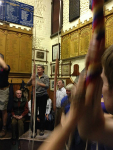 The North-East District ringing at St Mary-le-Tower on their Walking Tour of Ipswich.