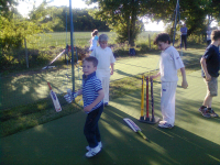 Mason at cricket.