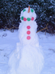 Mason's snowman.