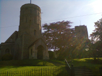 The Twin Towers of Swaffham Prior - the bells are in the right hand church.