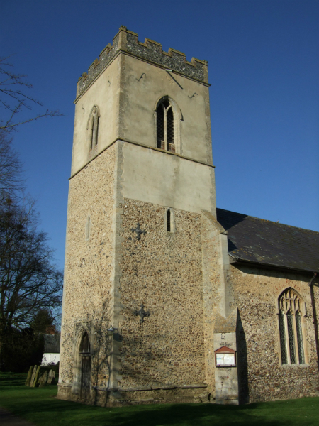 Photo of St Bartholomew church, Finningham