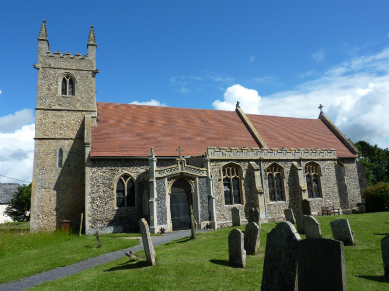 Photo of All Saints church, Fornham All Saints