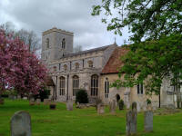 Picture of All Saints, Gazeley.